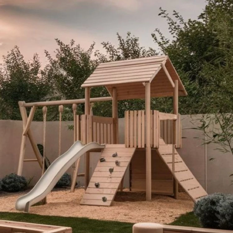 Ahşap Çocuk Oyun Parkı-45