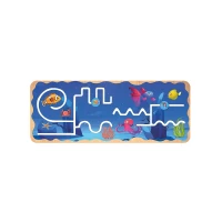 Deniz Desenli Duvar Kanal Çalışması