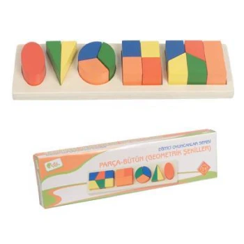 Parça Bütün Geometrik Şekiller 5'li