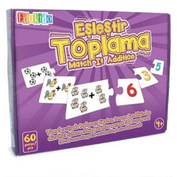 Edukido Eşleştir Mukavva Puzzle Toplama