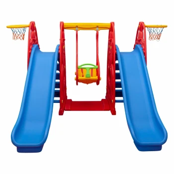 Sevimli Teddy Kaydıraklı Salıncak Set C