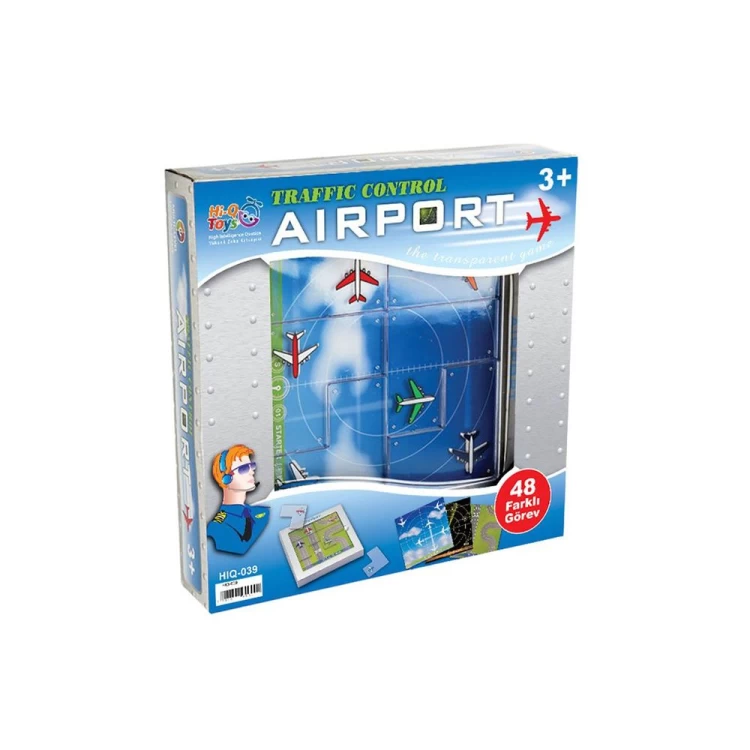 Airport - Havaalanı Kule Zeka Geliştiren Eğitici Oyun (4-6 Yaş)
