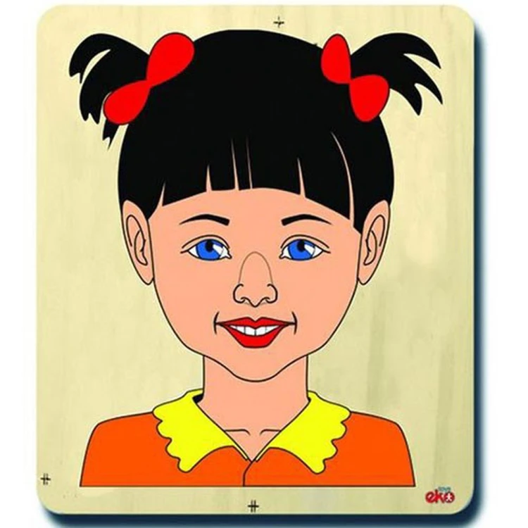 Yüzümüz Ahşap Puzzle 6 Parça
