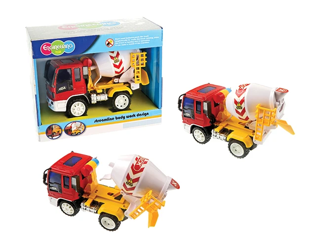 Kırmızı Kabinli Beton Mikseri 21 cm