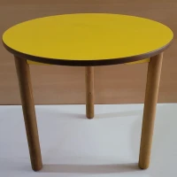 Yuvarlak 60 cm Bazalı Masa