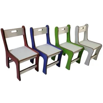 Anaokulu Ahşap MDF Sandalye