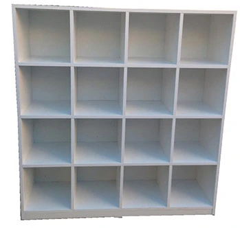 16 Gözlü Açık Raflı Dolap 110x35x115 cm