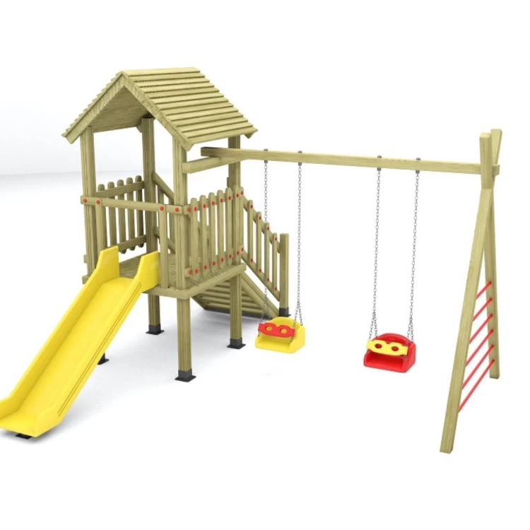 Ahşap Çocuk Oyun Parkı-5