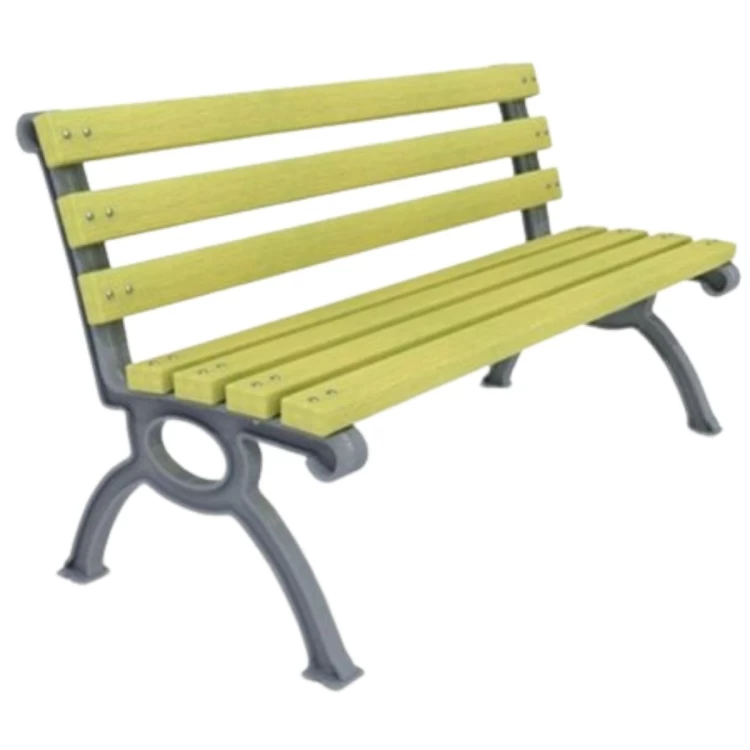 Ahşap Metal Ayaklı Bank