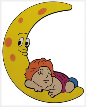 Ahşap Ay Dede Duvar Figürü 60 cm
