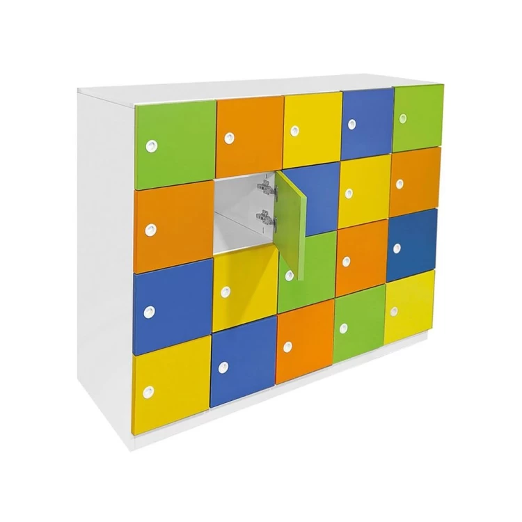 Anaokulu 20 Kapaklı Öğrenci Dolabı