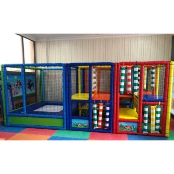 Parkurlu Top Havuzu Trambolin Modeli