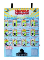 Cırtlı Kumaş Pano Namaz Kılmayı Öğreniyorum