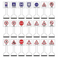 Ayaklı Ahşap Trafik Levhaları 21 Parça