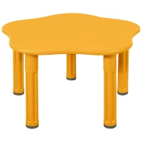 Anaokulu Plastik Sarı Papatya Masa