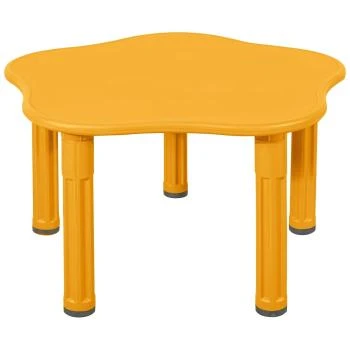 Anaokulu Plastik Sarı Papatya Masa