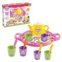 Anaokulu Plastik Tepsili Çay Seti