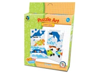 Renkli Küp Puzzle Balıklar 136 Parça
