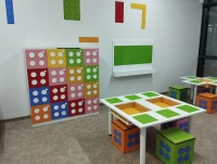 Bölmeli Aktivite Masası Seti 85x115x55 cm
