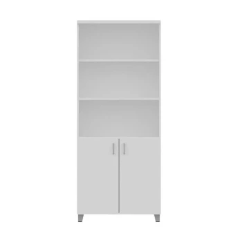 Açık Raflı Kapaklı Ofis Dolabı 80x40x190 cm