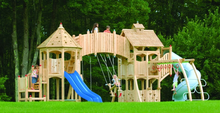 Ahşap Çocuk Oyun Parkı