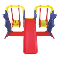 Anaokulu Kaydıraklı Salıncak Set B Mavi