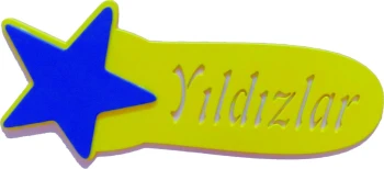 Yıldızlar Sınıf İsimliği 15x40 cm
