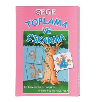 Maymunlu Toplama ve Çıkarma Kart Oyunu