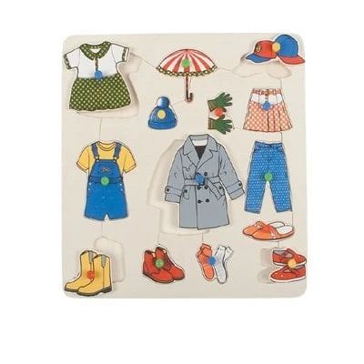 Giyecekler Ahşap Puzzle