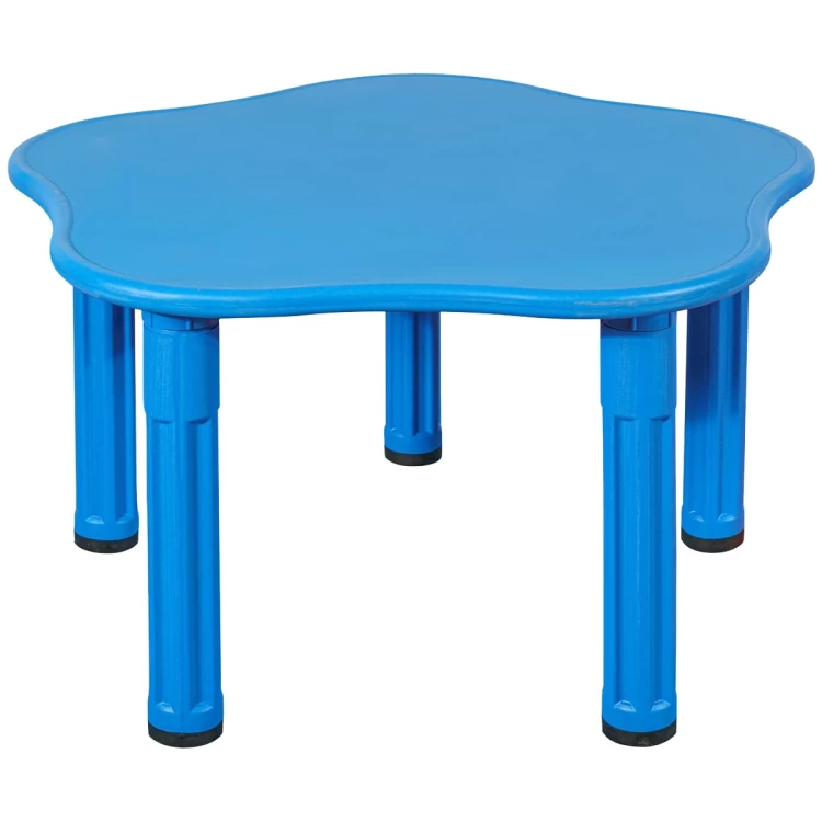Anaokulu Plastik Mavi Papatya Masa