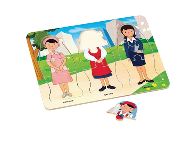 Meslekler Sahne Puzzle 9 Parça