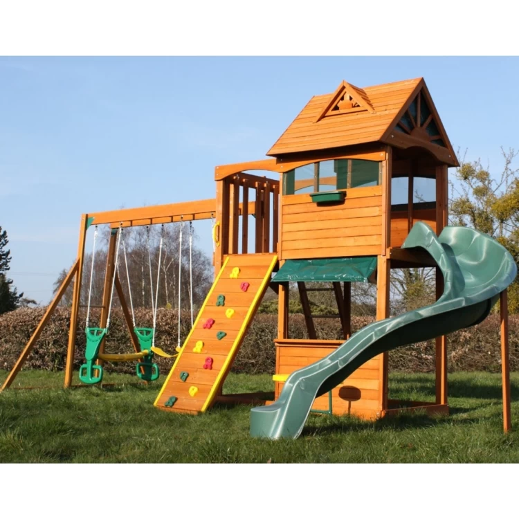 Ahşap Çocuk Oyun Parkı-49