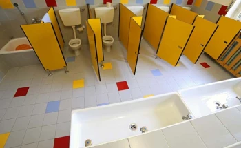 Sarı Kapaklı Lavabo Ara Bölmesi