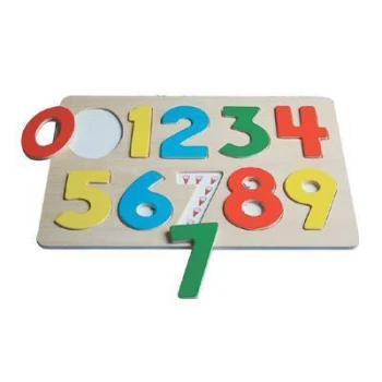 Ahşap Rakam Yapbozu 23x30 cm
