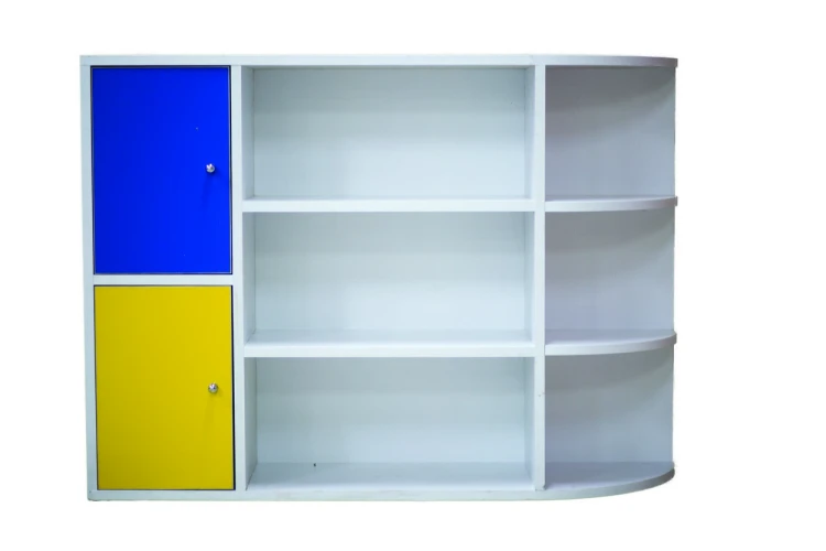 Çift Yönlü 4 Kapaklı Raflı Dolap 110x60x95 cm