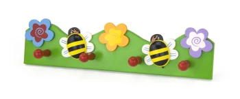 Arı Figürlü Duvar Askılığı 40 cm