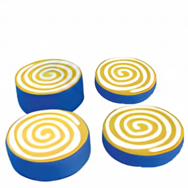 4 'lü Spiral Yuvarlak Sünger Minder Seti ÇAP 60