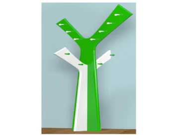 Ağaç Figürlü Ayaklı Askılık 45x175 cm