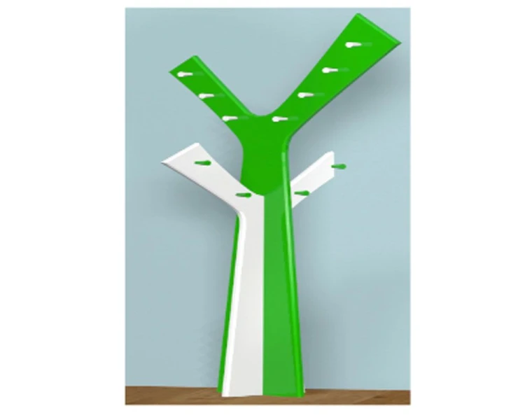 Ağaç Figürlü Ayaklı Askılık 45x175 cm