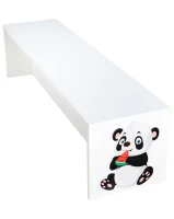 Panda Figürlü Bank 120x30x30 cm