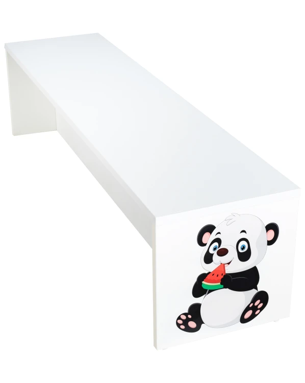 Panda Figürlü Bank 120x30x30 cm