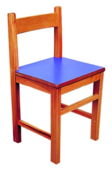 Kayın İskeletli Ahşap Anaokulu Sandalyesi 32 cm