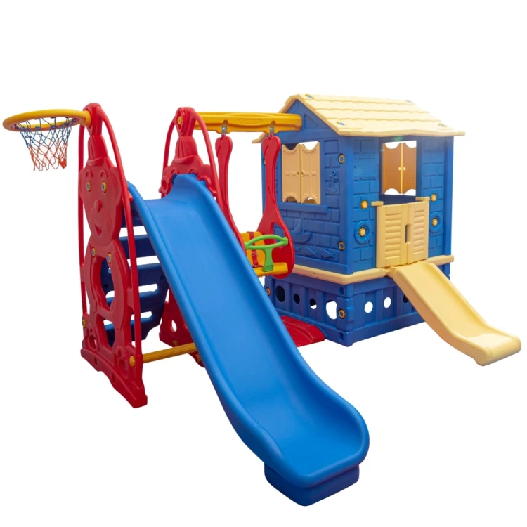 Anaokulu Plastik Büyük Set Ev Mavi