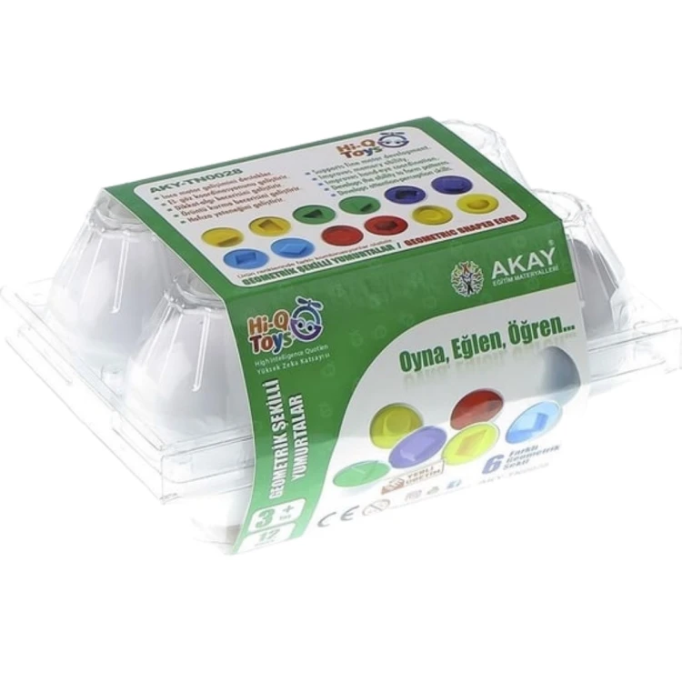 6 'lı Geometrik Şekilli Yumurtalar