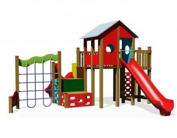 Ahşap Çocuk Oyun Parkı-3