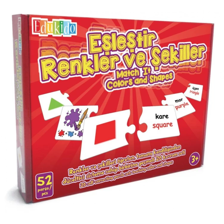 Edukido Eşleştir Renkler ve Şekiller