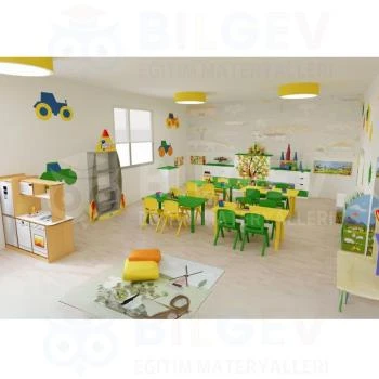 Anaokulu Çiftlik Sınıf Seti Konsepti