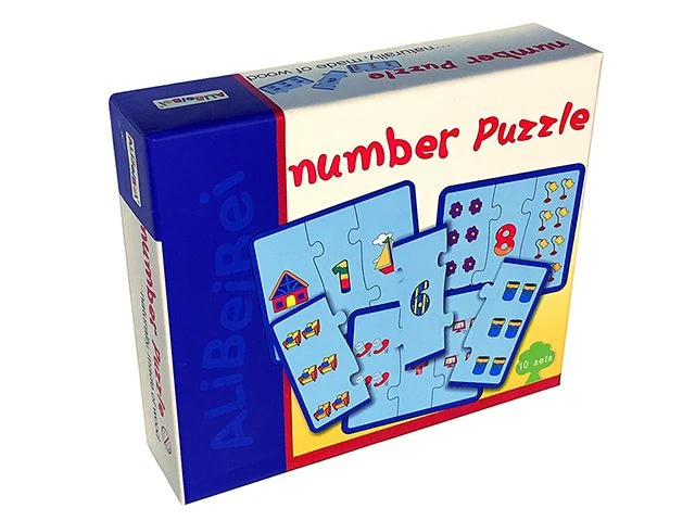 Ahşap Sayılar Puzzle