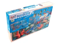 Okyanus Temalı Puzzle Seti 4x24 Parça Ahşap Kutulu