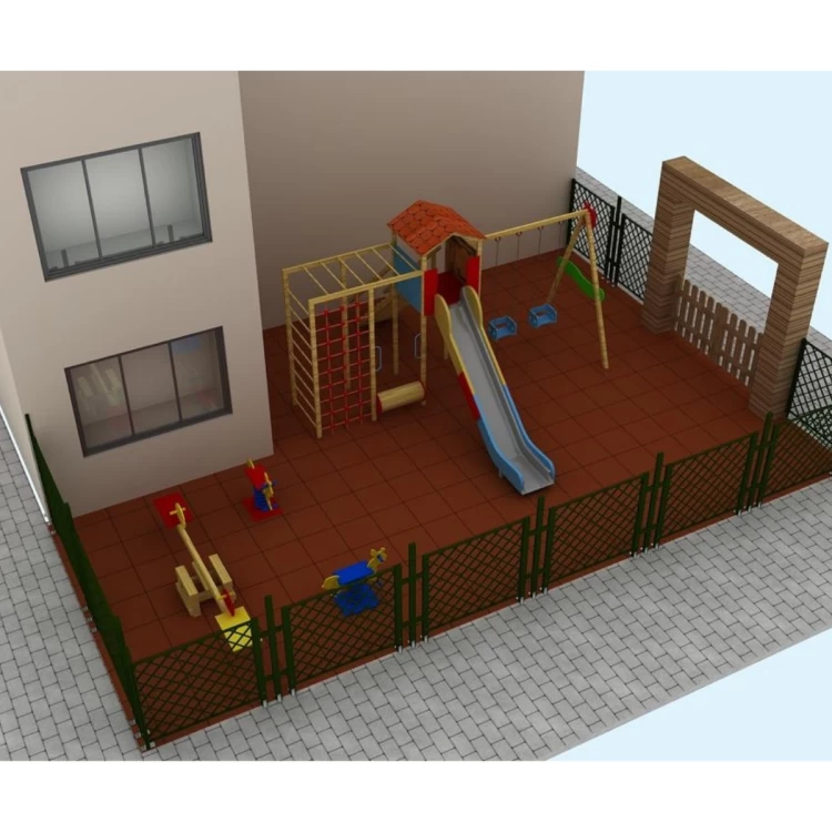 Ahşap Çocuk Oyun Parkı-26